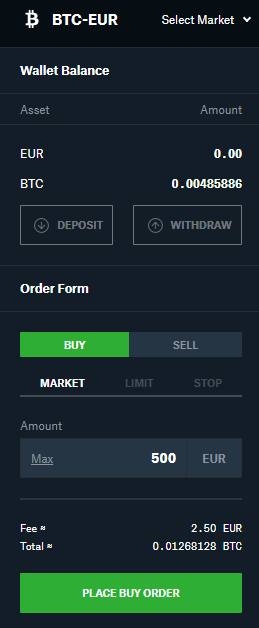 Comprar bitcoin Coinbase Pro